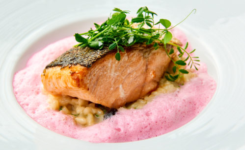 SALMON AND RICE
