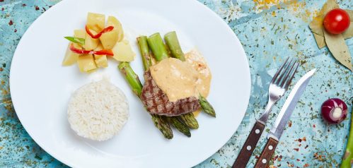 pork loin with aji salsa