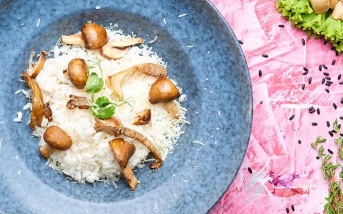mushrooms risotto